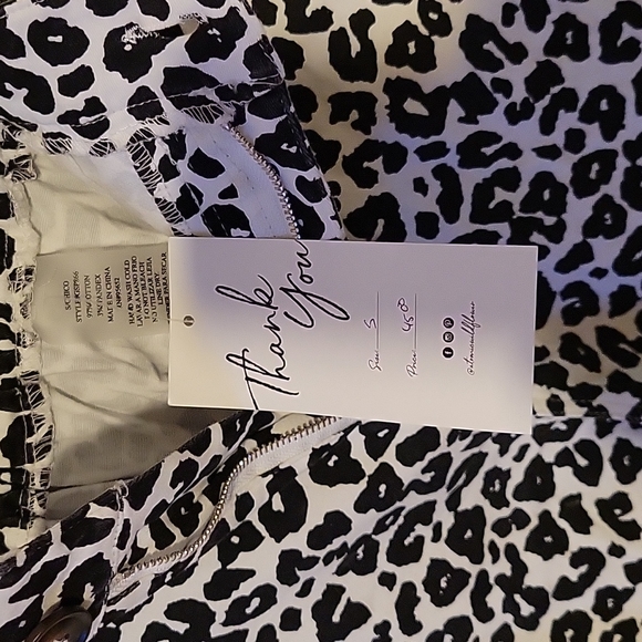 Animal Print Cargo Jogger Pants Boutique Unbranded Cotton Size Small - Picture 8 of 10